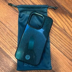 Loopy Case - Emerald Green Sparkle - iPhone 15 Pro